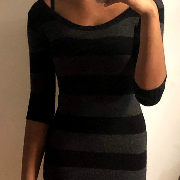 Knitted Body-con Dress - Picture 1 of 4